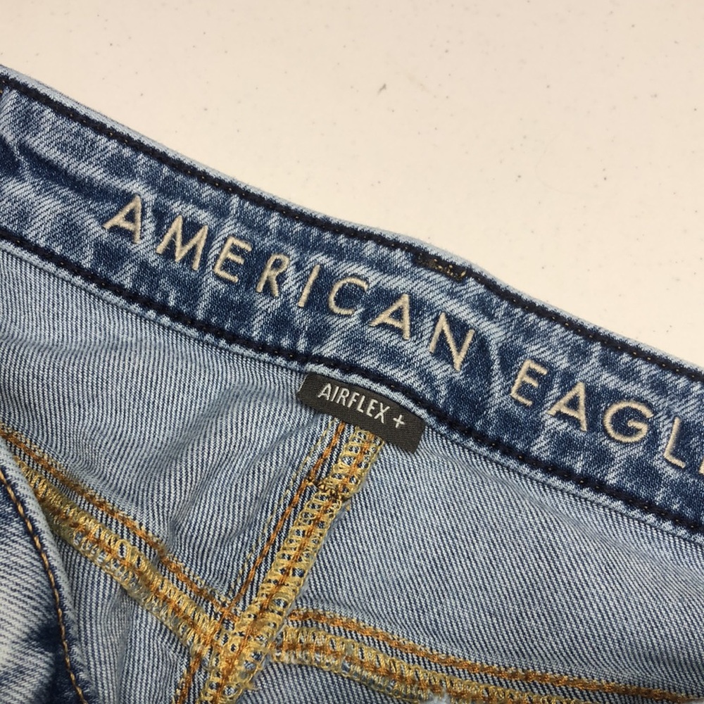 DISTRESS MENS VINTAGE AMERICAN EAGLE ATHLETIC FIT JEANS 30x32 😎 - Picture 2 of 13